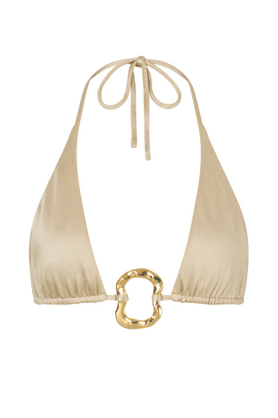 Luma Top - Champagne Silk
