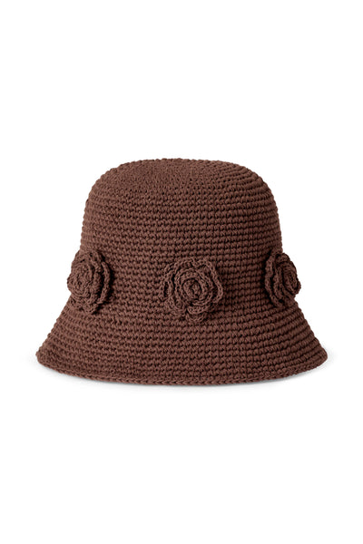 Crochet Hat - Dewy Rose